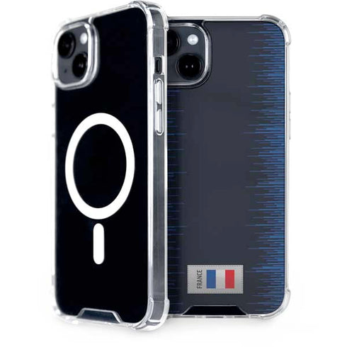 France Soccer Flag iPhone 15 MagSafe Case